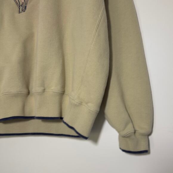 GOLF Grandpa Vintage Tan Embroidered Crew Sweatshirt Size XL Extra Large - Picture 2 of 4